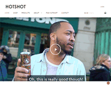 Tablet Screenshot of drinkhotshot.com